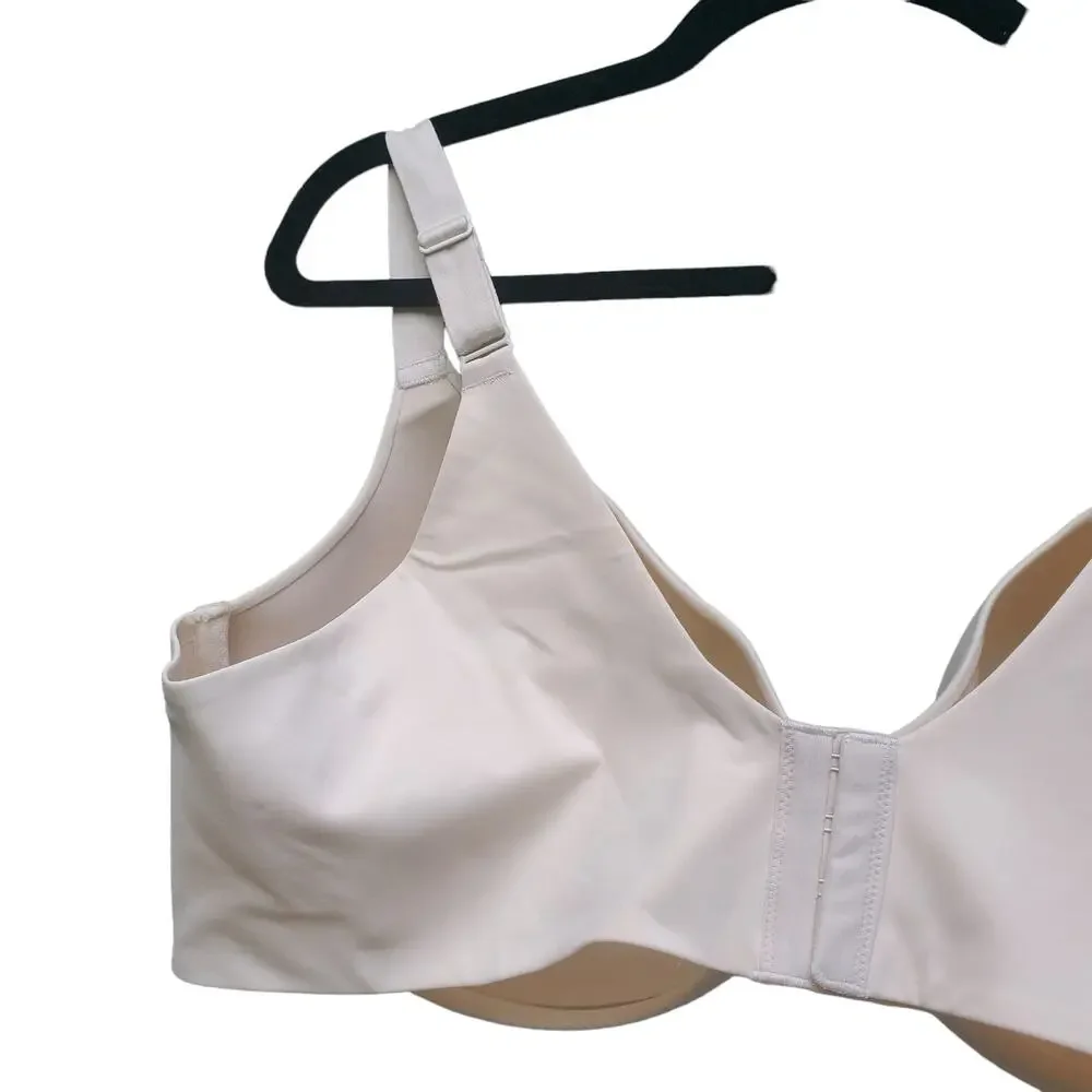 Cacique Lane Bryant Underwire Multiway Push Up Bra Lightly Lined Beige 46DDD